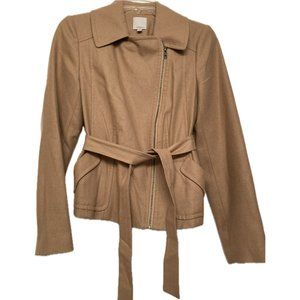 Vintage Halogen Tan Moto Jacket